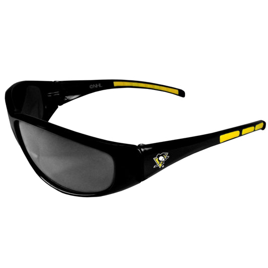 Pittsburgh Penguins® Wrap Sunglasses - Siskiyou Buckle - Flyclothing LLC