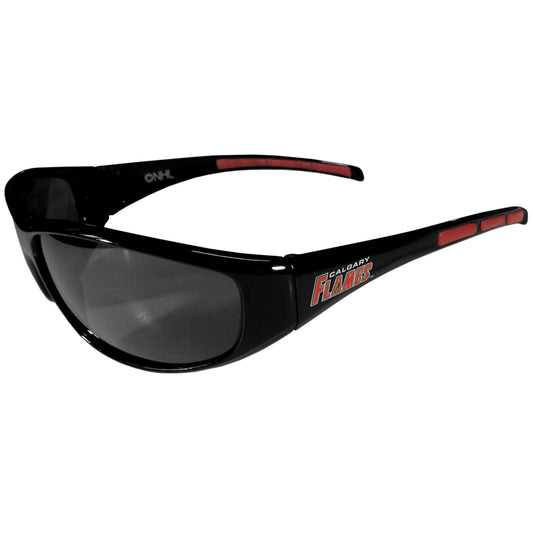 Calgary Flames® Wrap Sunglasses - Flyclothing LLC