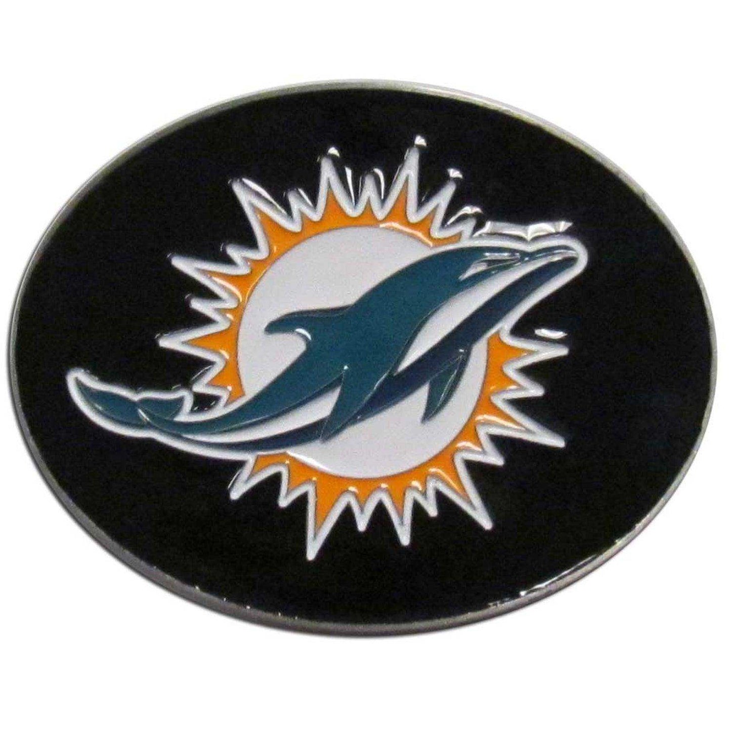 Miami Dolphins Logo Belt Buckle - Siskiyou Buckle - Flyclothing LLC