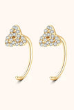 Moissanite 925 Sterling Silver Earrings - Trendsi - Flyclothing LLC