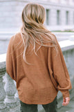 Drawstring Ruched V-Neck Blouse - Trendsi - Flyclothing LLC
