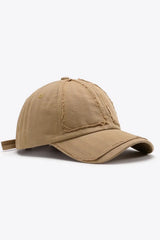 Distressed Adjustable Baseball Cap - Trendsi - Flyclothing LLC