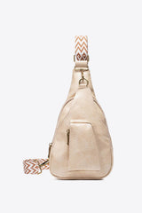 All The Feels PU Leather Sling Bag - Trendsi