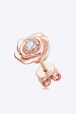 Moissanite Flower 925 Sterling Silver Earrings - Trendsi - Flyclothing LLC