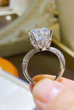 5 Carat Moissanite 925 Sterling Silver Ring - Trendsi - Flyclothing LLC