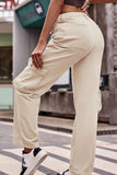 Buttoned Knee Pockets Loose Fit Jeans - Trendsi