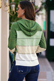 Zip-Up Raglan Sleeve Openwork Hooded Cardigan - Trendsi - Flyclothing LLC