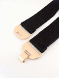 Alloy Buckle Elastic Belt - Trendsi - Flyclothing LLC