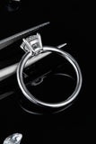 1 Carat Moissanite 925 Sterling Silver Solitaire Ring - Trendsi