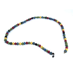 Face Mask/Eyeglass Paper Bead Chain, Colorful Round Beads - Creative Alternatives