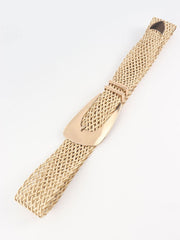 Irregular Buckle Braid Belt - Trendsi
