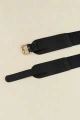 Elastic Wide PU Belt - Trendsi - Flyclothing LLC