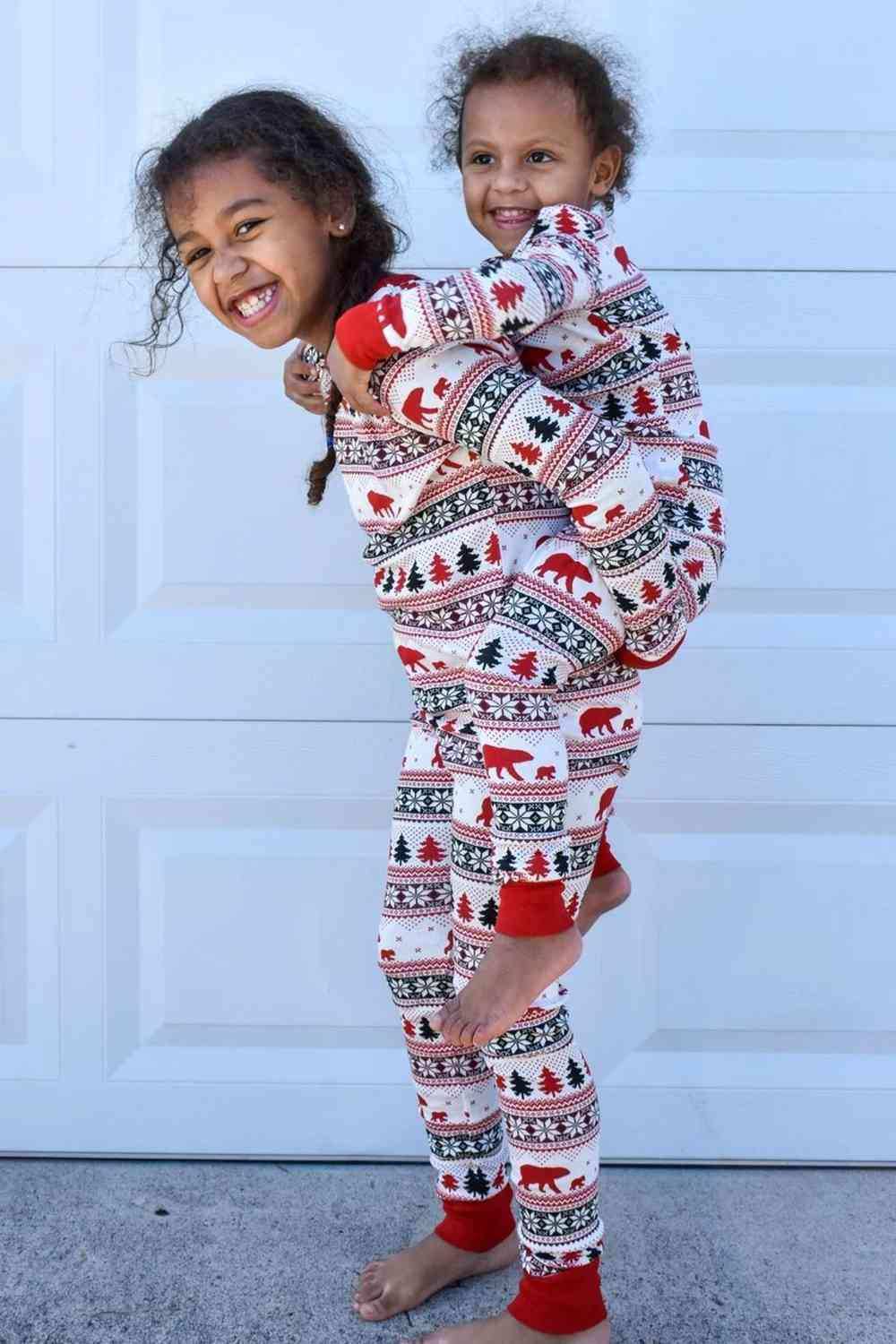 Christmas Long Sleeve Jumpsuit - Trendsi - Flyclothing LLC