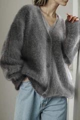 Button Up Dropped Shoulder Cardigan - Trendsi - Flyclothing LLC