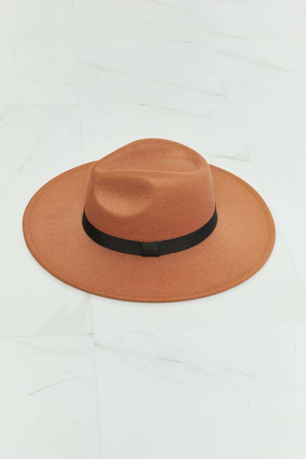 Fame Enjoy The Simple Things Fedora Hat - Trendsi - Flyclothing LLC