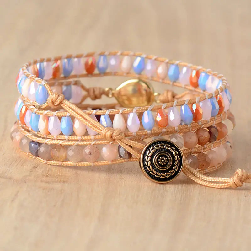 Opal Beaded Bracelet - Trendsi - Flyclothing LLC