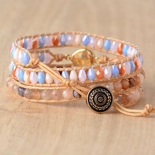 Opal Beaded Bracelet - Trendsi