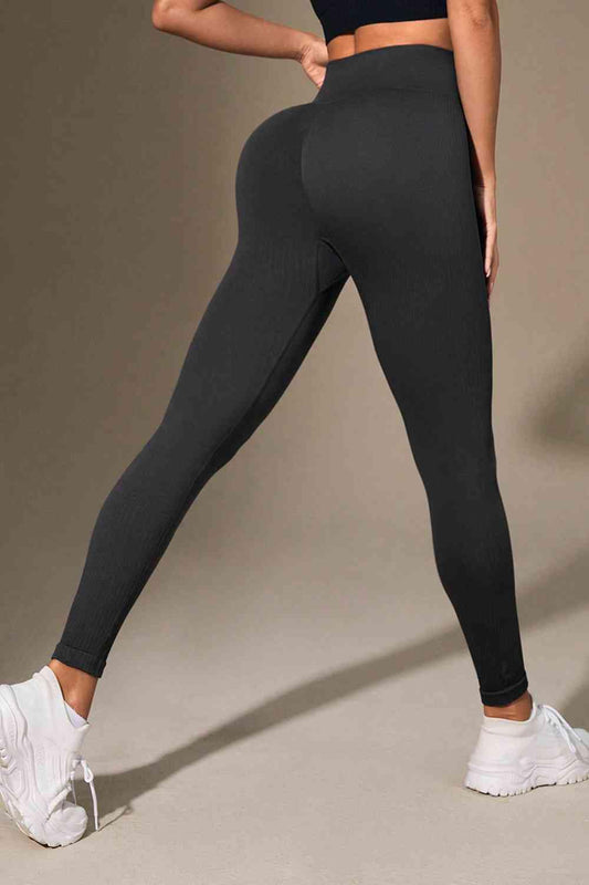 Wide Waistband Sports Leggings - Flyclothing LLC
