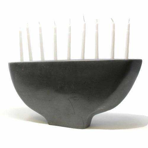 Soapstone Black Menorah - Smolart - SMOLArt - Flyclothing LLC