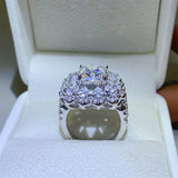 3 Carat Moissanite 925 Sterling Silver Ring - Trendsi
