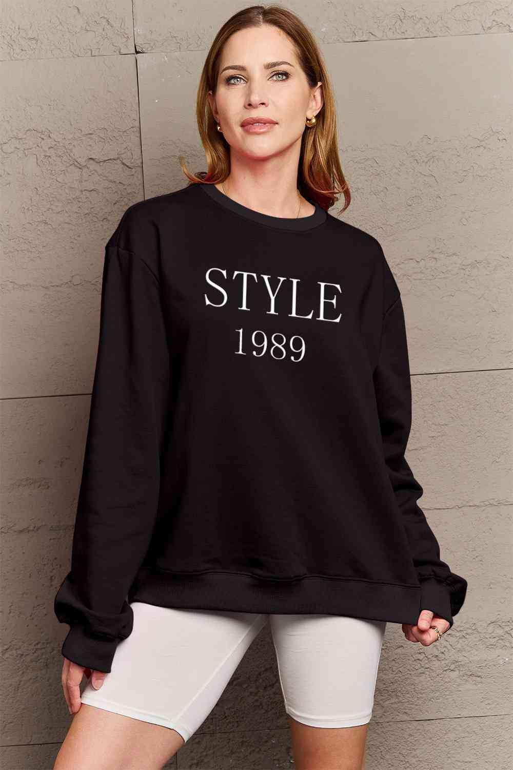 Simply Love Full Size STYLE 1989 Graphic Sweatshirt - Trendsi - Flyclothing LLC