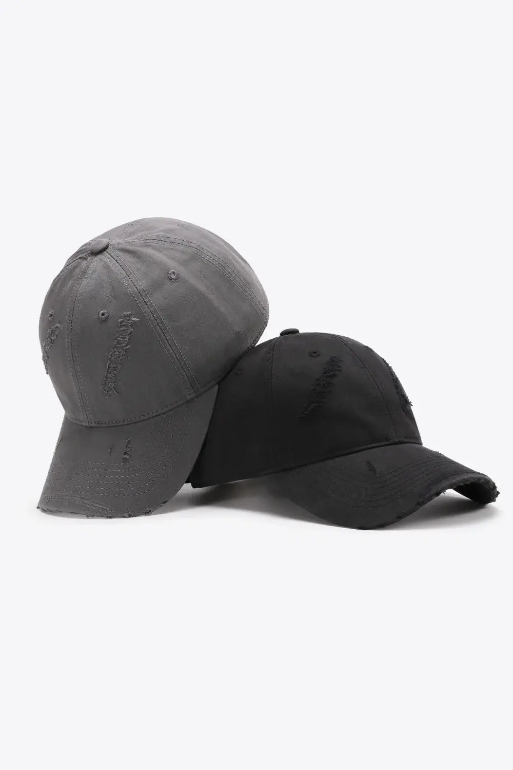 Distressed Adjustable Baseball Cap - Trendsi - Flyclothing LLC