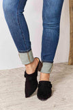 East Lion Corp Pointed-Toe Braided Trim Mules - Trendsi - Flyclothing LLC