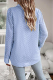 Collared Neck Long Sleeve Pocketed Shirt - Trendsi - Flyclothing LLC