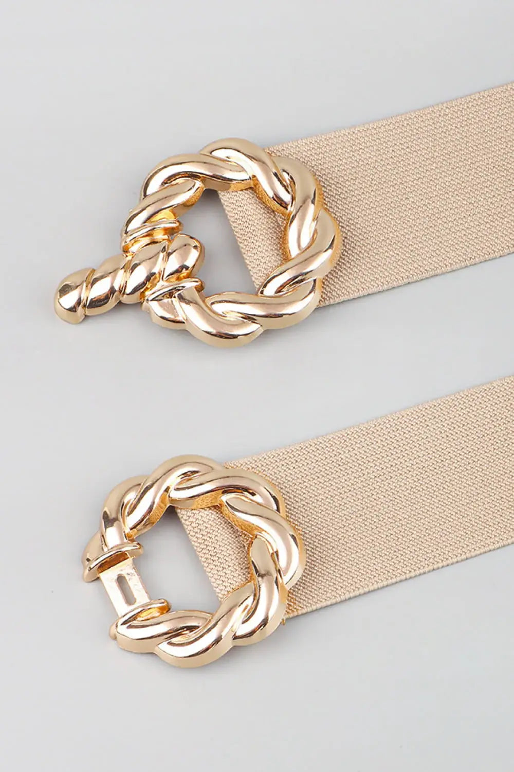Zinc Alloy Buckle Elastic Belt - Trendsi - Flyclothing LLC