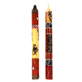 Tall Hand Painted Candles - Pair - Damisi Design - Nobunto - Nobunto - Flyclothing LLC