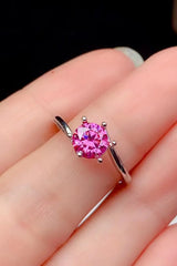 Can't Stop Your Shine 1 Carat Moissanite Ring - Trendsi - Flyclothing LLC