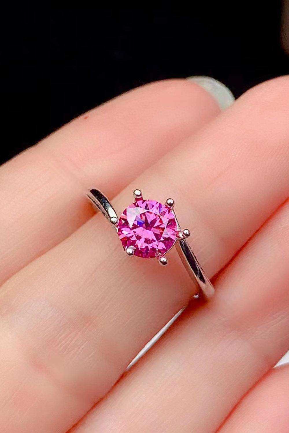 Can't Stop Your Shine 1 Carat Moissanite Ring - Trendsi - Flyclothing LLC