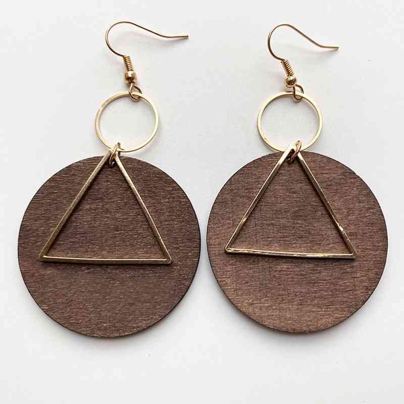 Geometric Drop Earrings - Trendsi