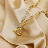 Chain Stainless Steel Necklace - Trendsi - Flyclothing LLC