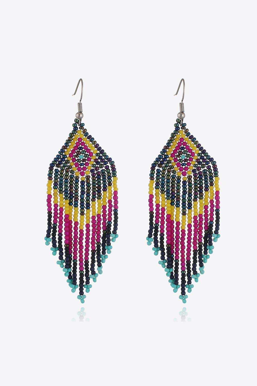 Beaded Dangle Earrings - Trendsi - Flyclothing LLC