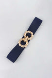 Zinc Alloy Buckle Elastic Belt - Trendsi - Flyclothing LLC
