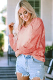 Tie-Dye Round Neck Dropped Shoulder Sweatshirt - Trendsi - Flyclothing LLC