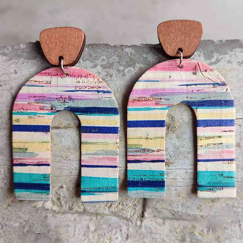 Rainbow Drop Earrings - Trendsi - Flyclothing LLC