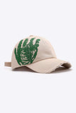 VIBRA Graphic Distressed Adjustable Baseball Cap - Trendsi - Flyclothing LLC