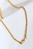 GNJ MANUFACTURING Cubic Zirconia Lightning Pendant Necklace - Trendsi
