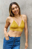 Leto Ribbed Lace Boho Racerback Bralette in Straw - Trendsi - Flyclothing LLC