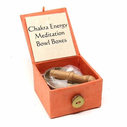 Mini Meditation Bowl Box: 2" Sacral Chakra - DZI (Meditation) - Flyclothing LLC