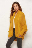 Open Front Batwing Sleeve Cardigan - Trendsi - Flyclothing LLC