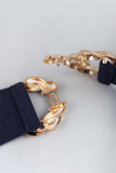Zinc Alloy Buckle Elastic Belt - Trendsi - Flyclothing LLC