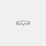 Wave Shape 925 Sterling Silver Ring - Flyclothing LLC