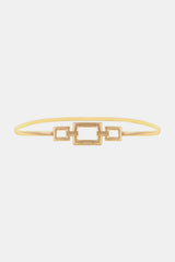 Square Shape Zinc Alloy Buckle Iron Belt - Trendsi - Flyclothing LLC