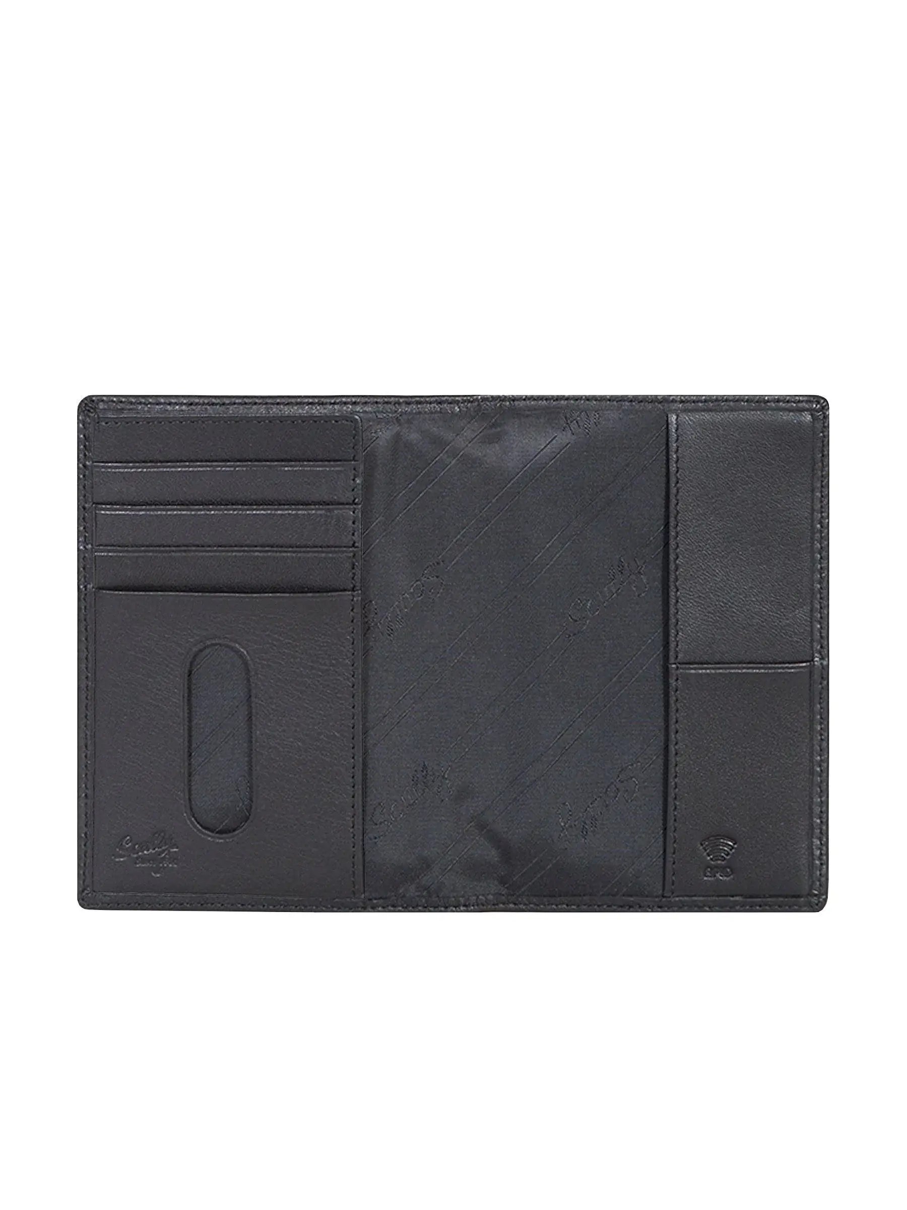 Scully BLACK PASSPORT CASE - Scully Leather - Flyclothing LLC