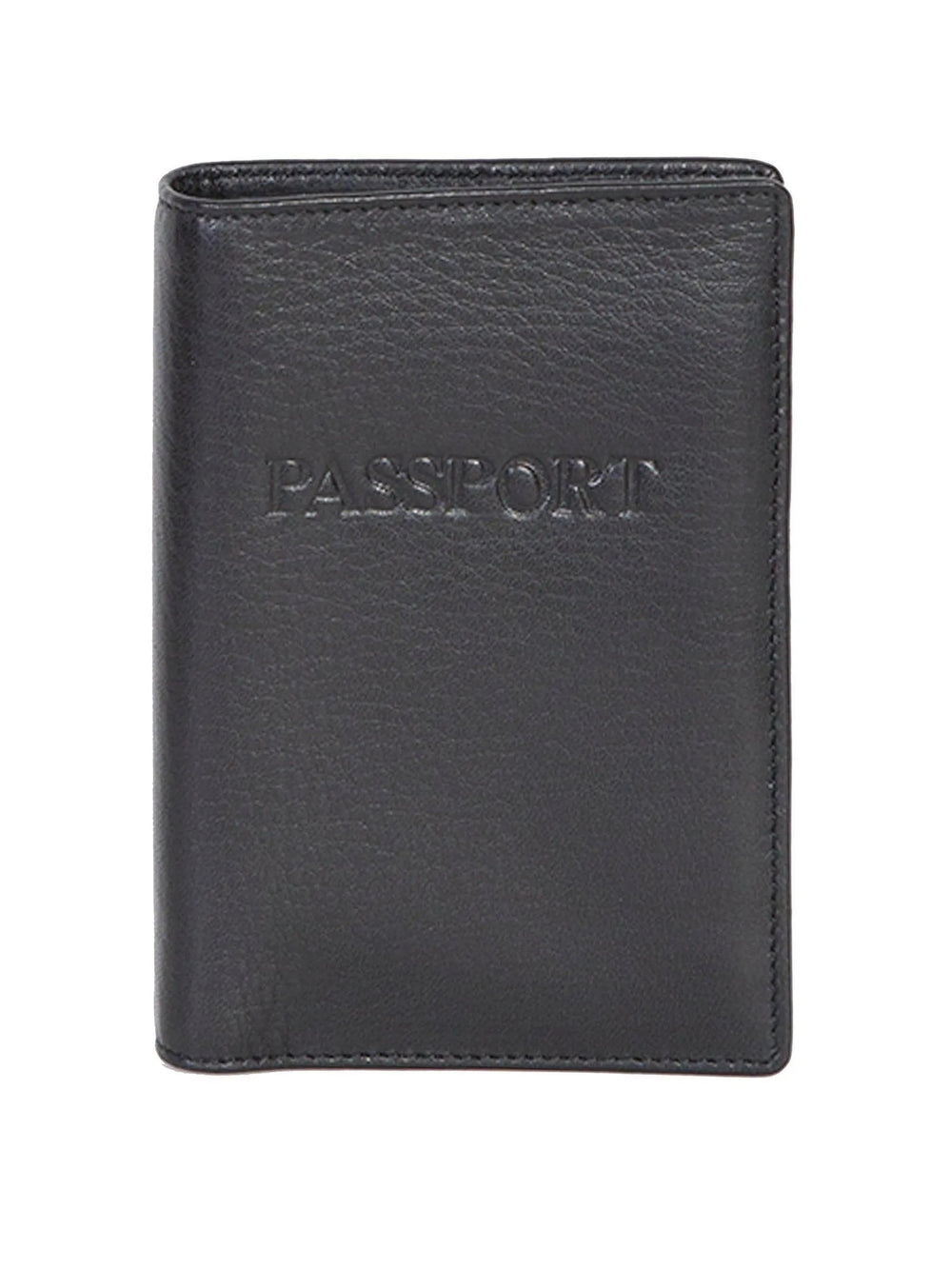 Scully BLACK PASSPORT CASE - Scully Leather
