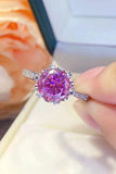 Shining For You 2 Carat Moissanite 925 Sterling Silver Ring - Trendsi