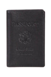 Scully BLACK PASSPORT COVER - Scully Leather